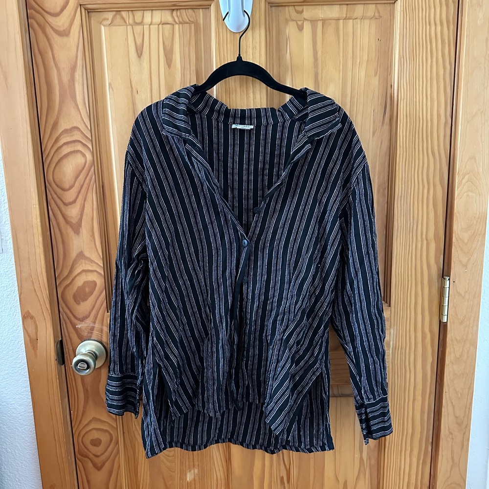 Habitat 100% linen button up shirt